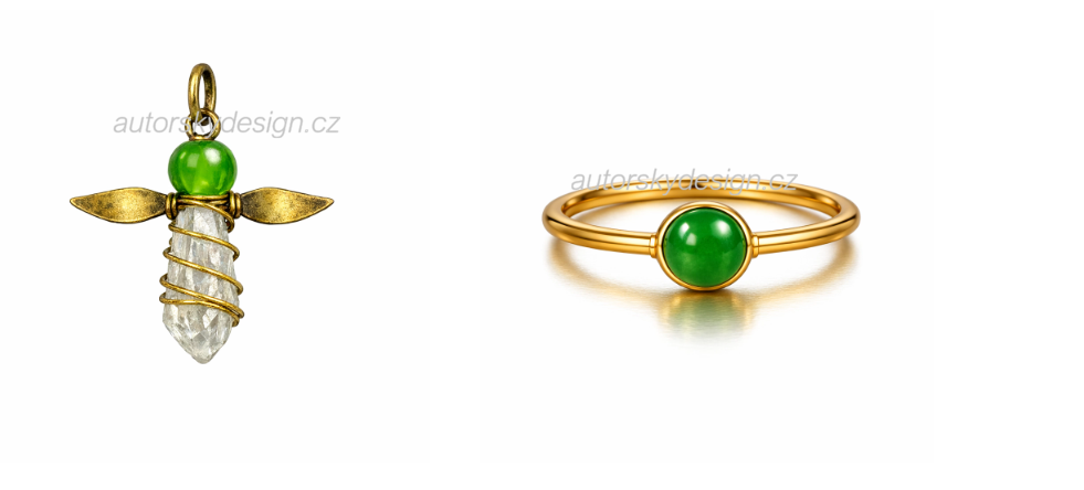 ŠM0084 autorsky motiv a vizualizace šperků autor Michaela