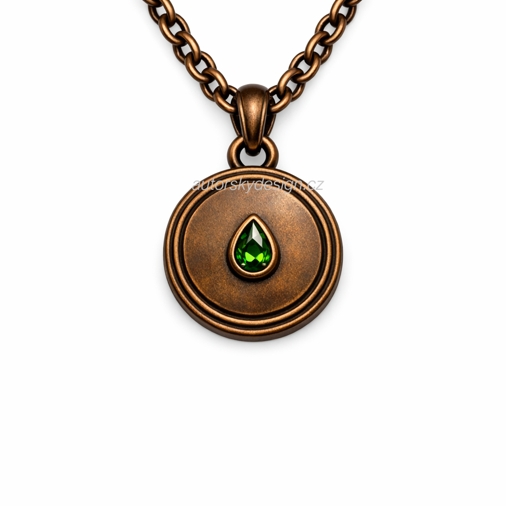 ŠM0090 autorsky motiv a vizualizace šperků autor Michaela