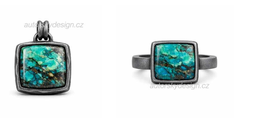 ŠM0107 autorsky motiv a vizualizace šperků od Michaela