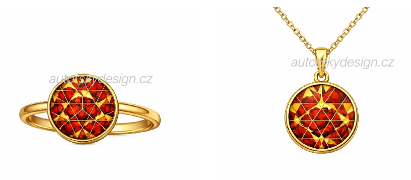 ŠM0123 autorsky motiv a vizualizace šperků od Michaela